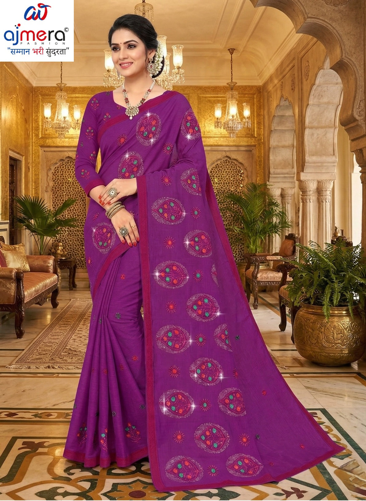 Cotton Saree with Without Blouse for Premium Ethnic and Traditional Wear | PJA-LAILA MAJNU