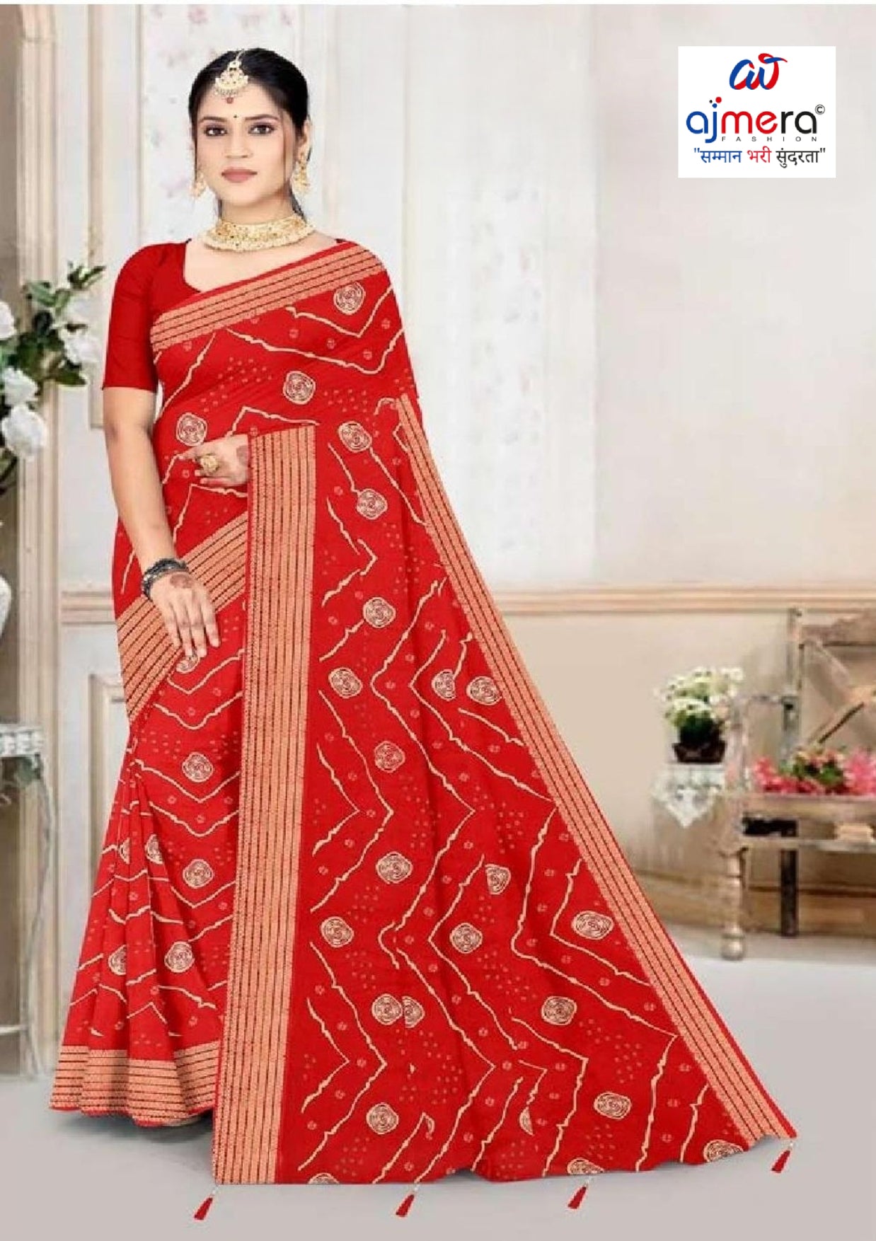 Trendy Printed Saree with Blouse Piece for Women’s Ethnic Wardrobe | GPT-GURUDEV