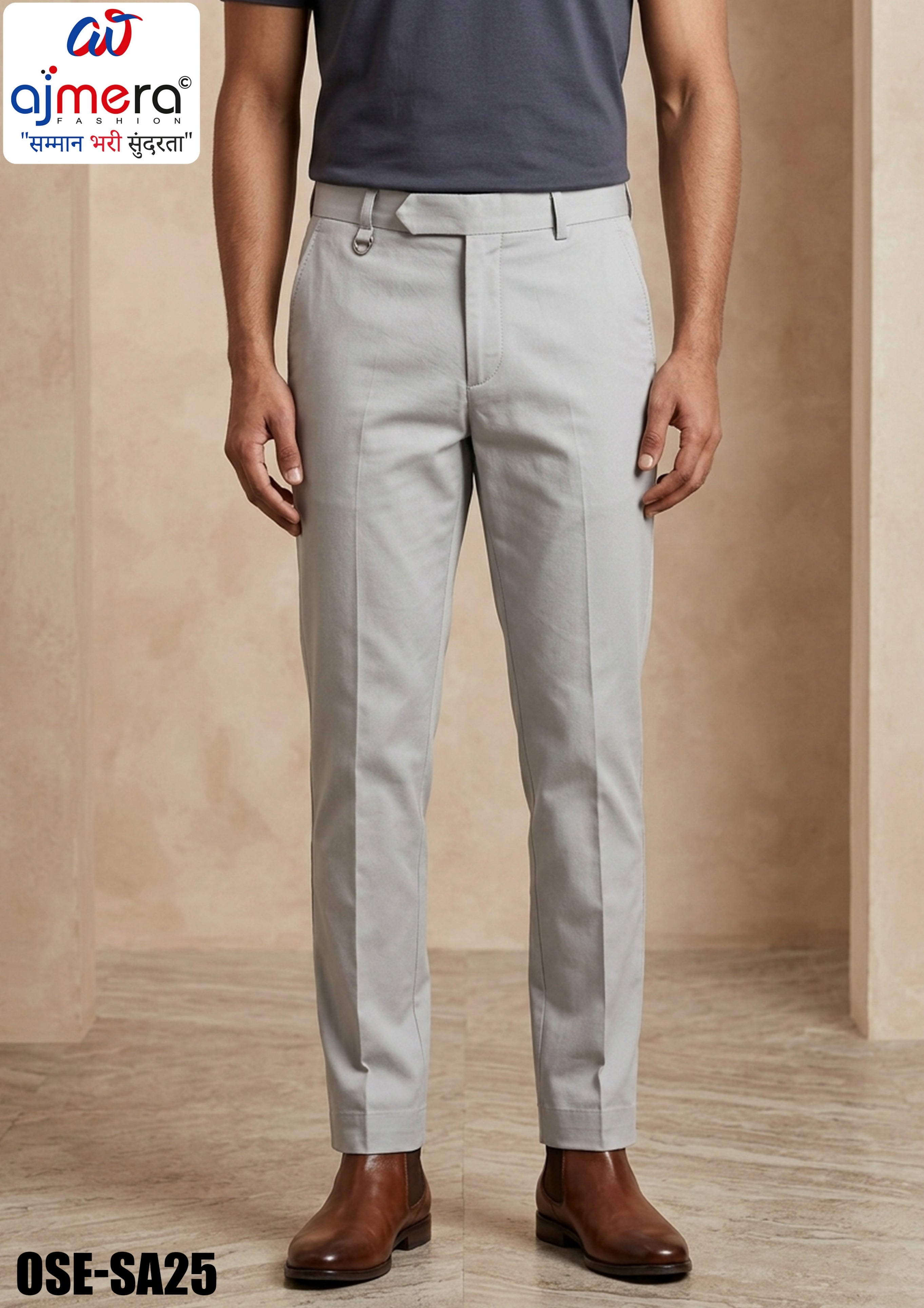 Premium Men's Formal Pant for Office & Business Wear | OSE-SA25