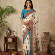 Ganga Silk Saree with Blouse for Premium Ethnic and Designer Wear | ALL-GANGA-29