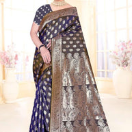 Exclusive Jacquard Silk Saree with Blouse Piece for Premium Cultural Wear | TUL-MALBARI SILK VOL-55