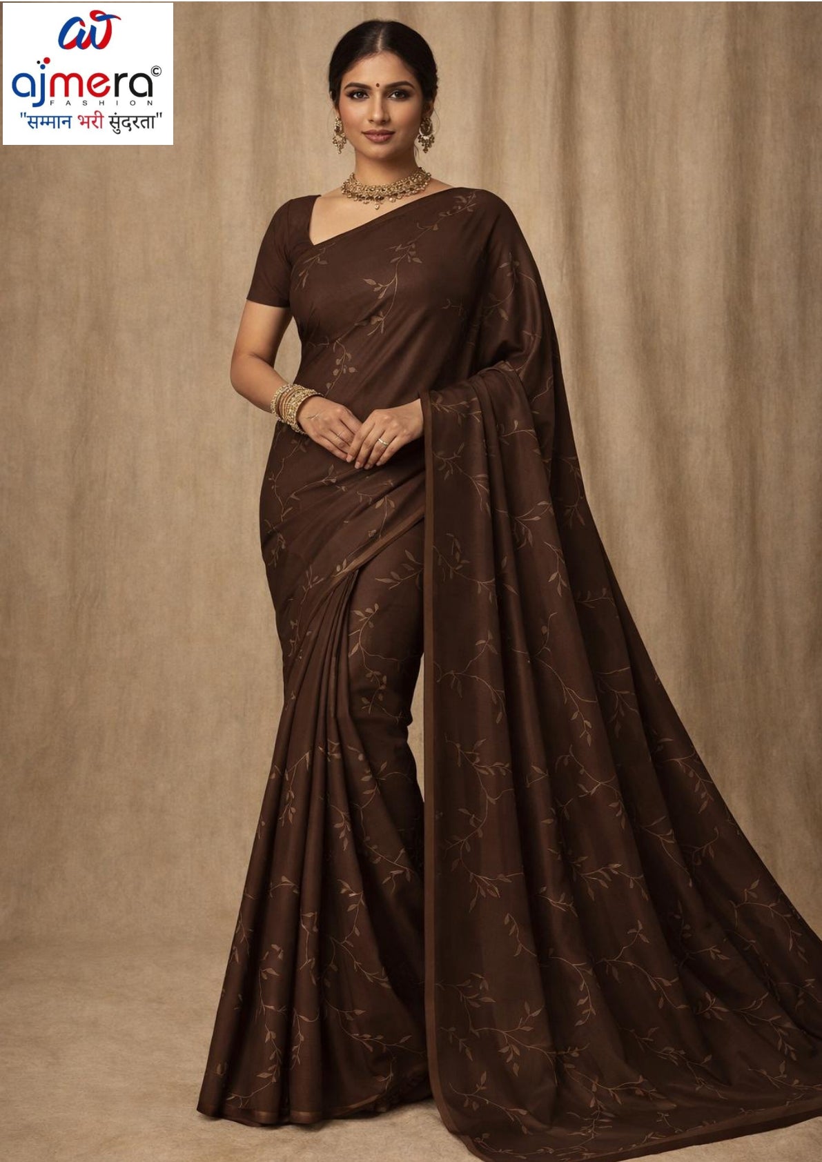 Printed Print Loose Saree without Blouse for Premium Ethnic and Traditional Wear | AA-LALLANTOP