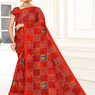 Graceful Printed Saree with Blouse Piece for Modern Ethnic Fashion  | SNR-VARVADHU