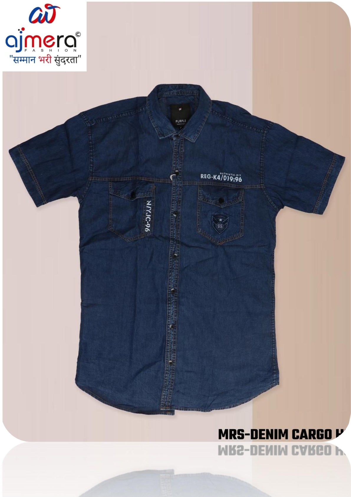 Mens Shirt Manufacturer India for Retailers | MRS-DENIM CARGO HS