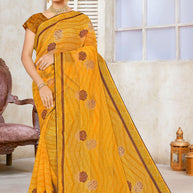 Graceful Printed Saree with Blouse Piece for Modern Ethnic Fashion  | SNR-LIBERTY