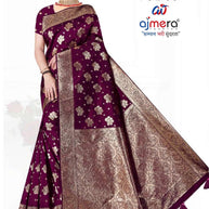 Detailed Jacquard Silk Saree With Blouse Piece | DBU-BANARASI SILK VOL-06