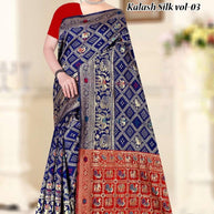 Comfort Rapier Silk Matching Saree With Blouse Piece | TUL-KALASH SILK VOL-03