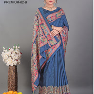 Dola Silk Premium Art Silk Saree with Blouse for Premium Ethnic Wear | ALL-DOLA SILK PREMIUM-02