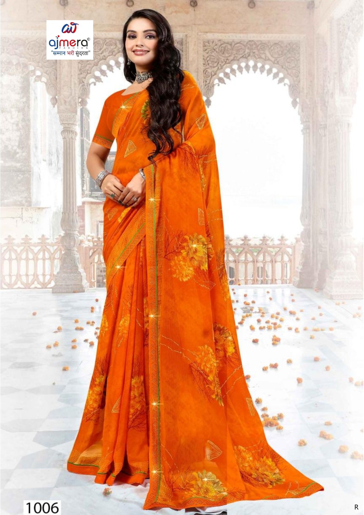 Beautiful Printed Saree with Blouse Piece for Cultural Celebrations | PRM-PRADEEP