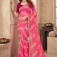 Beautiful Printed Saree with Blouse Piece for Cultural Celebrations | JS-ANJALI