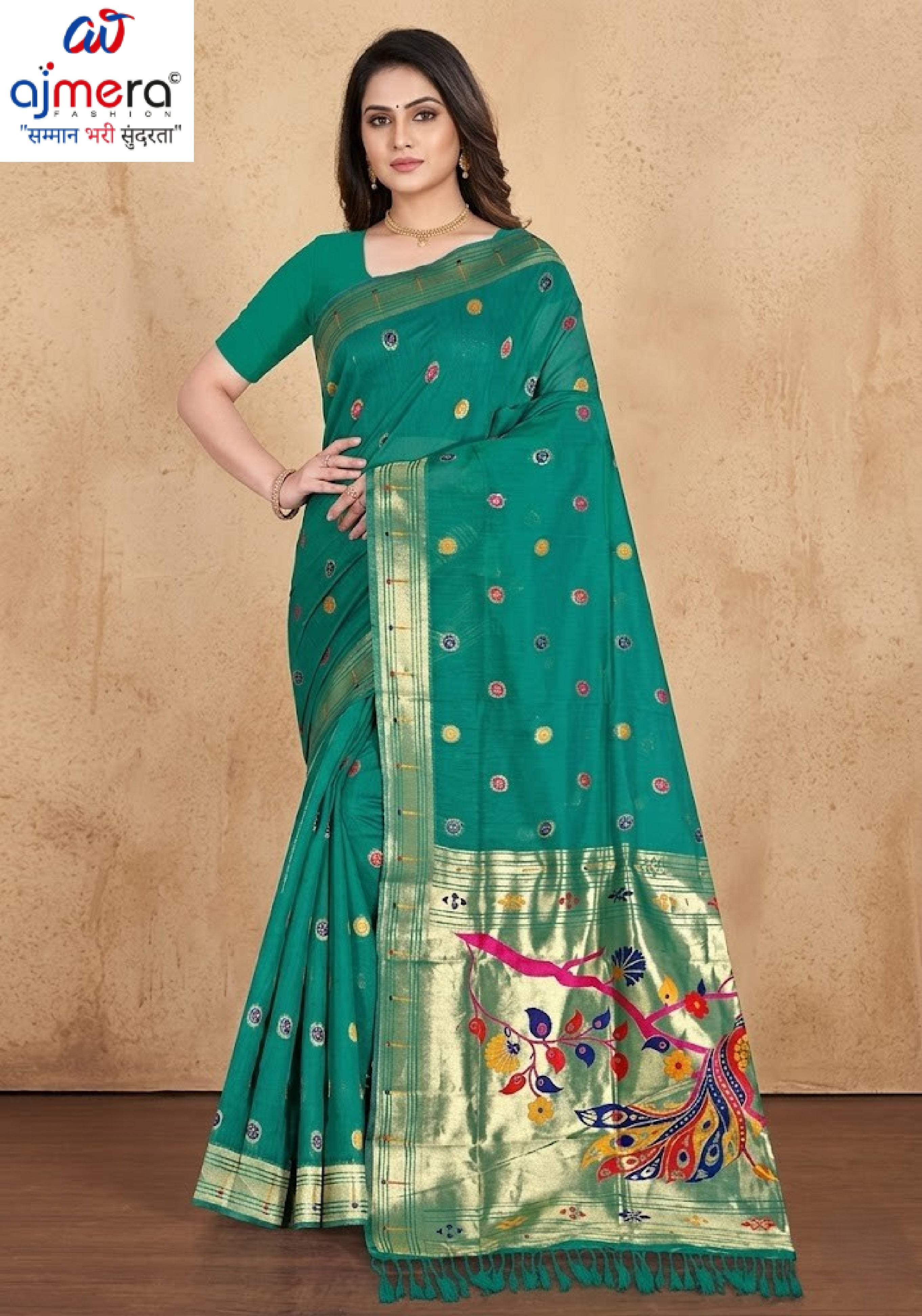 Stylish Jacquard Silk Saree with Blouse Piece for Festive Collection | TUL-SAFARI COTTON VOL-03