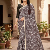 Stylish Printed Saree with Blouse Piece for Traditional Celebrations  | GLC-RASA SILK