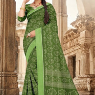 Chic Printed Saree with Blouse Piece for Sophisticated Ethnic Style | GLC-BIJALI