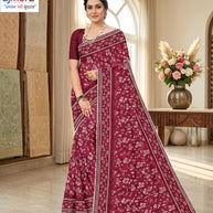 Contemporary Printed Saree with Blouse Piece for Premium Wear  | GPT-MEGHA-2
