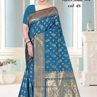 Graceful Jacquard Silk Saree with Blouse Piece for Timeless Ethnic Fashion | TUL-HANSJODA SILK VOL-45