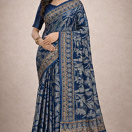 Beautiful Printed Saree with Blouse Piece for Cultural Celebrations  | RDD-VISHAKHA VOL-02