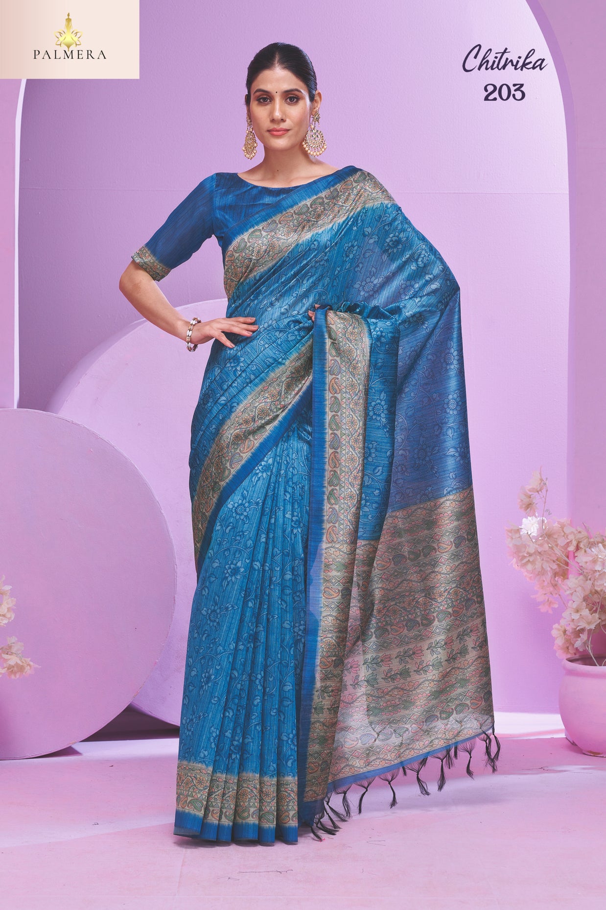 Chitrika Cotton Silk Saree with Blouse for Premium Ethnic and Designer Wear | ALL-CHITRIKA VOL-02