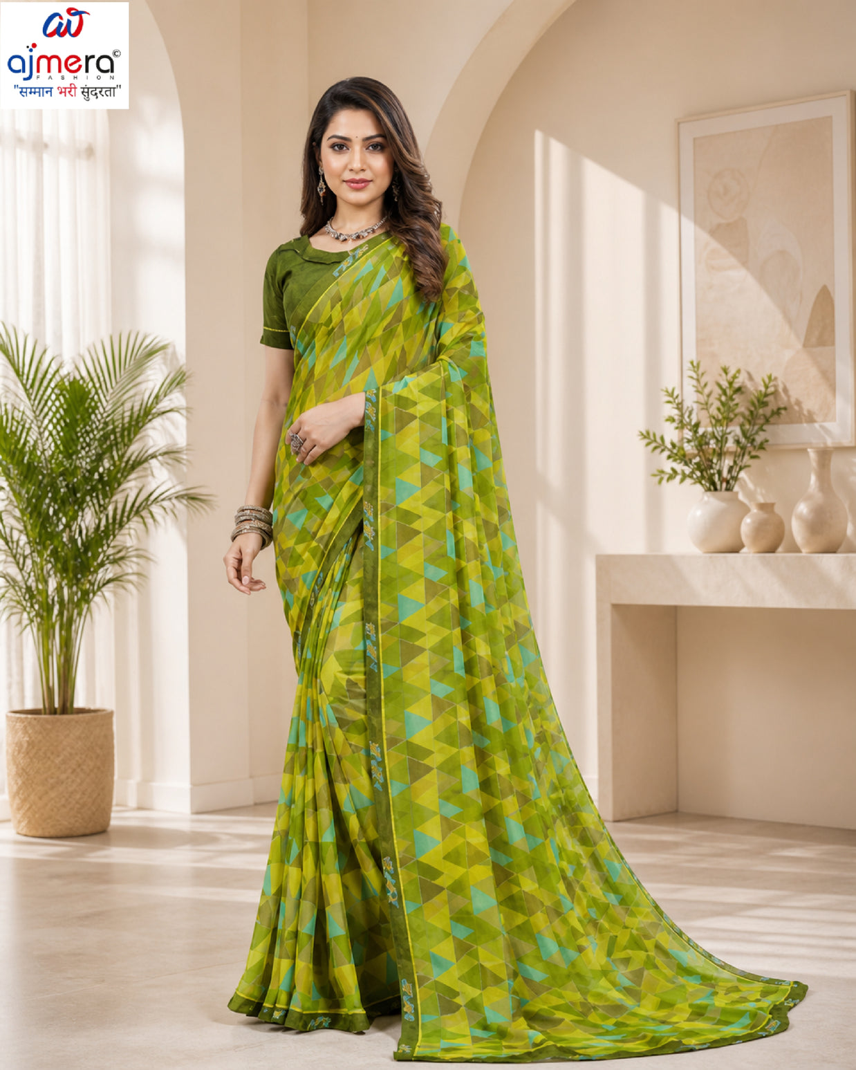 Classic Printed Saree with Blouse Piece for Timeless Traditional Style  | RDD-SHAAN VOL-03