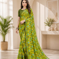 Classic Printed Saree with Blouse Piece for Timeless Traditional Style  | RDD-SHAAN VOL-03