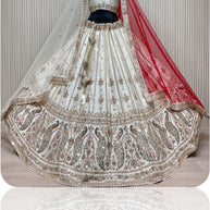 Hand Work And Beads Work Lehenga Choli With Dupatta Manufacturer Supplier Exporter|ABF-HASHTAG