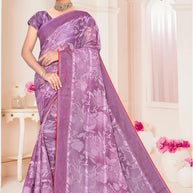 Designer Printed Saree with Blouse Piece for Special Occasions  | SNR-PATRIKA