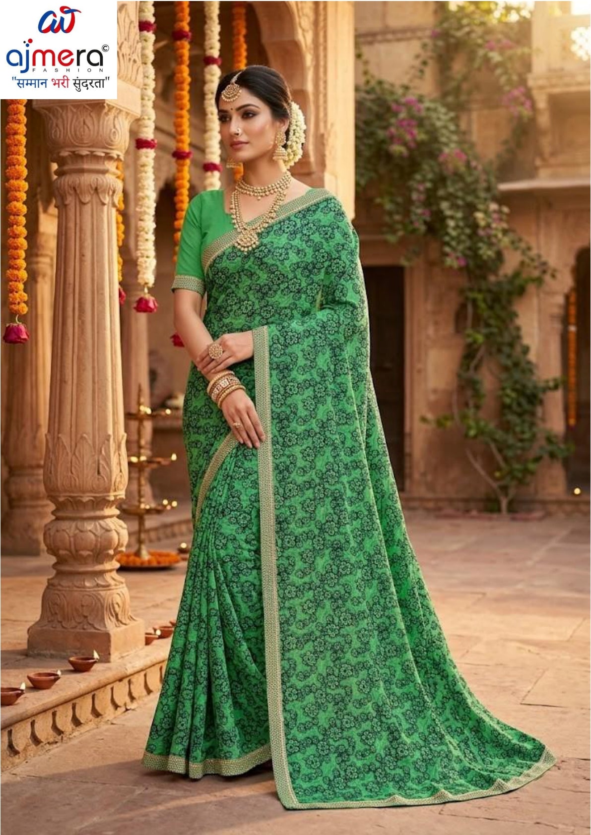Lycra Dyed Matching Saree Collection without Blouse for Premium Ethnic and Traditional Wear | JP-SAAWARIYA