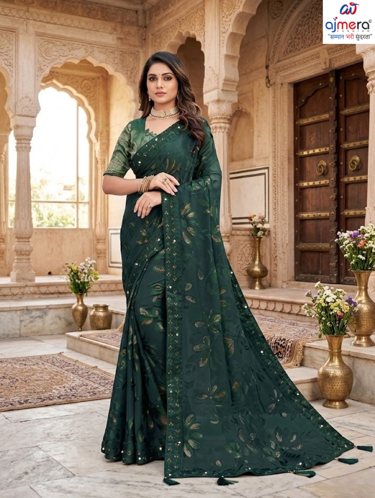 Exclusive Printed Saree with Blouse Piece for Elegant Ethnic Look  | RDD-YUKTI VOL-59