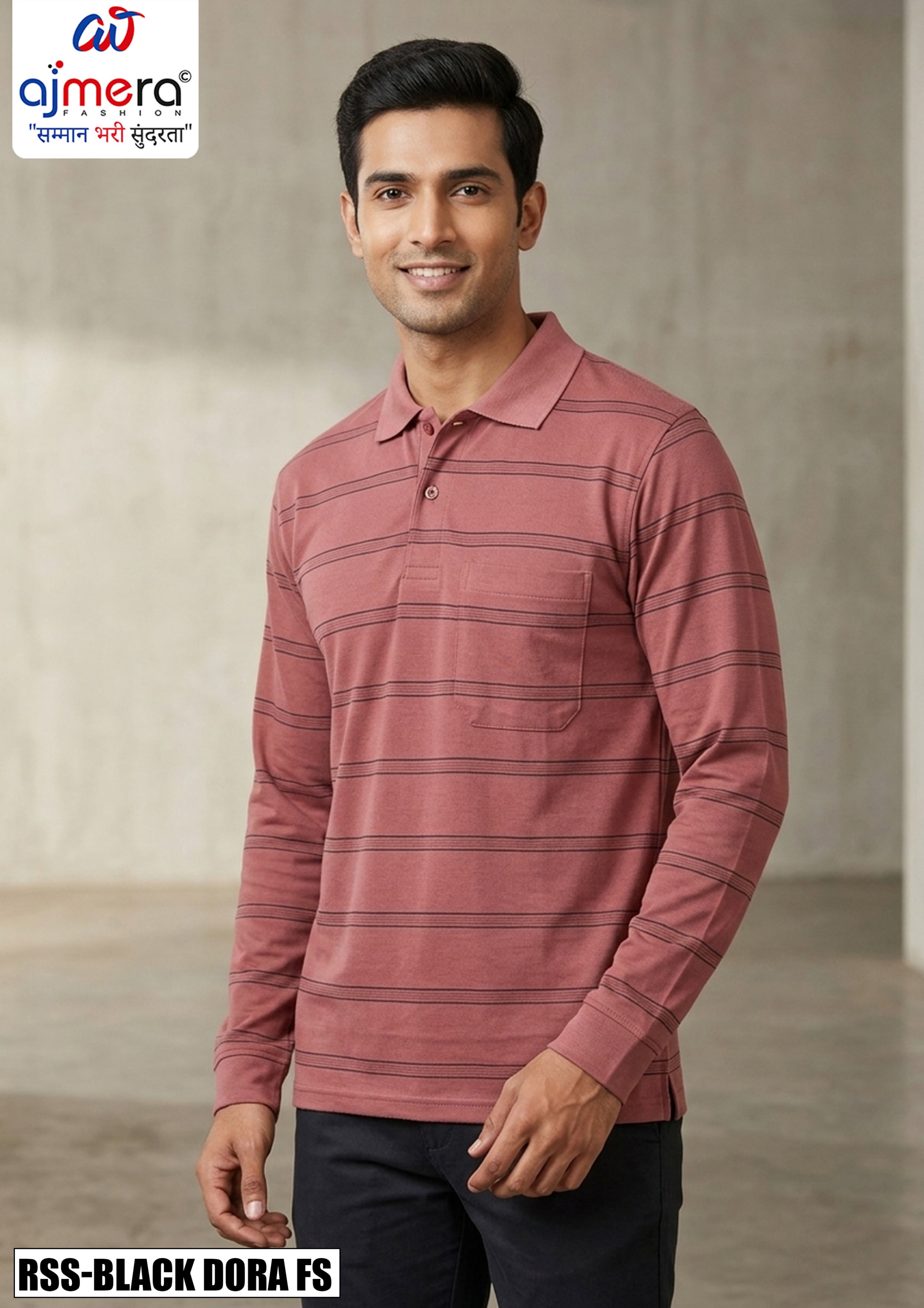 Premium Men's T-Shirt for Casual & Daily Wear | RSS-BLACK DORA FS