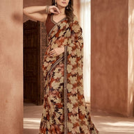 Contemporary Printed Saree with Blouse Piece for Premium Wear  | RDD-MANVI