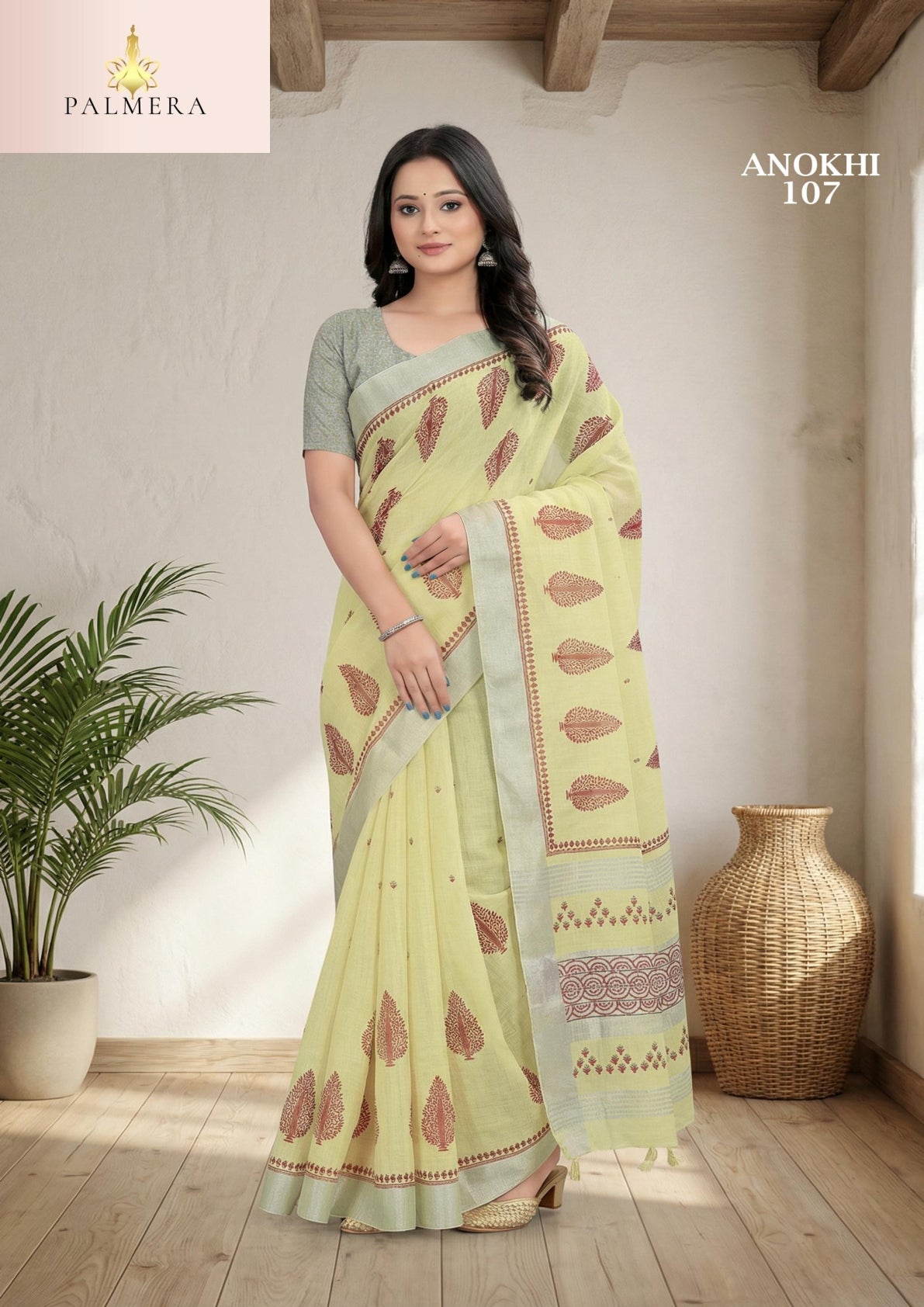 Anokhi Cotton Silk Saree with Blouse for Premium Ethnic Fashion | ALL-ANOKHI VOL-01