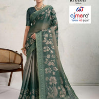 Elegant Printed Saree with Designer Blouse Piece for Festive Wear | RMF-RIYASAT VOL-19