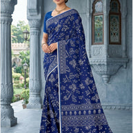 Trendy Printed Saree with Blouse Piece for Women’s Ethnic Wardrobe  | GLC-ANGEL