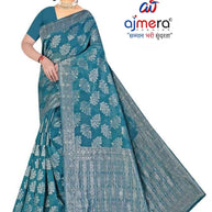 Sophisticated Rapier Silk Matching Saree With Blouse Piece | DBU-SHILPA QUEEN