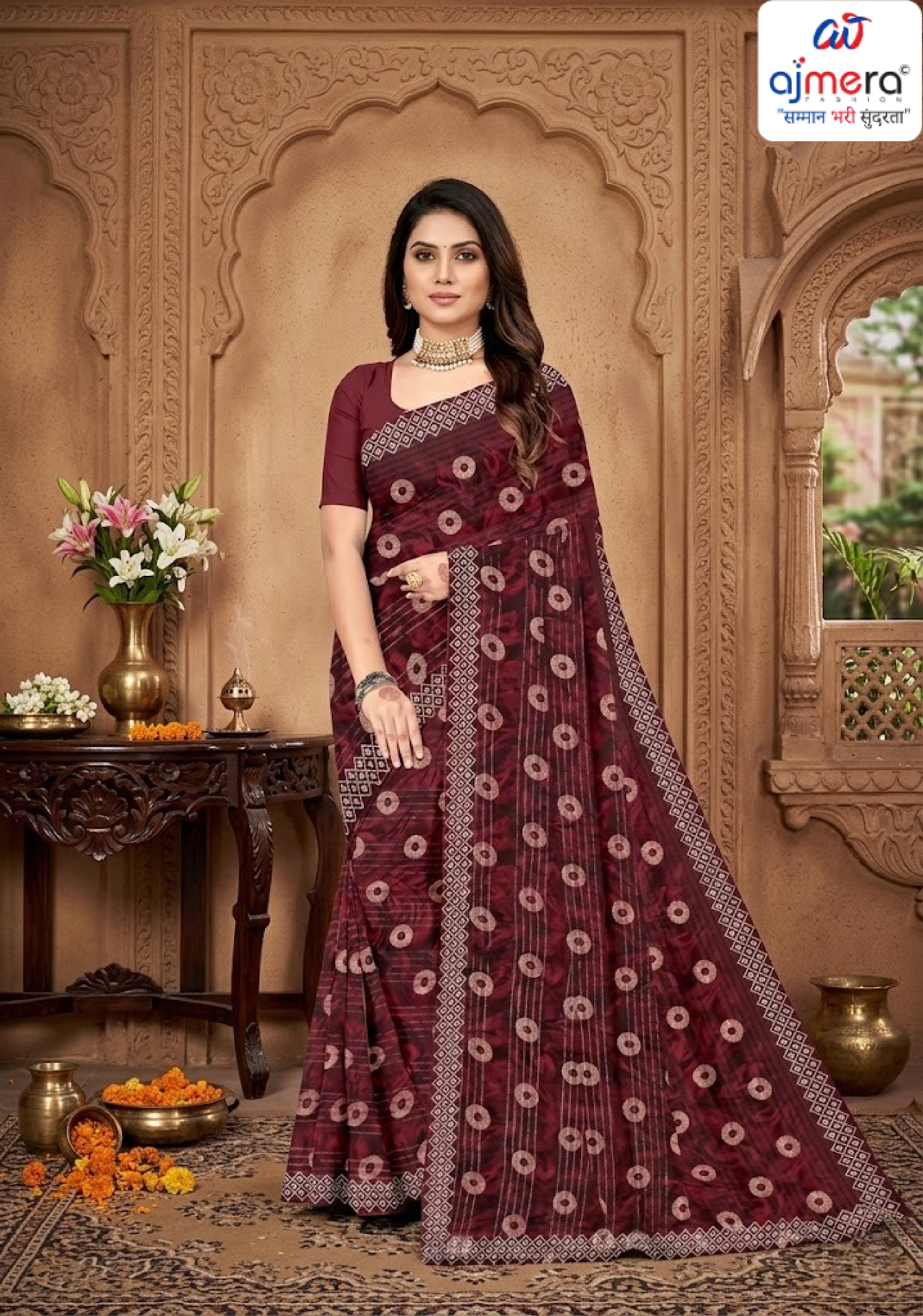Contemporary Printed Saree with Blouse Piece for Premium Wear  | GPT-CHANCHAL-1