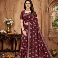Contemporary Printed Saree with Blouse Piece for Premium Wear  | GPT-CHANCHAL-1