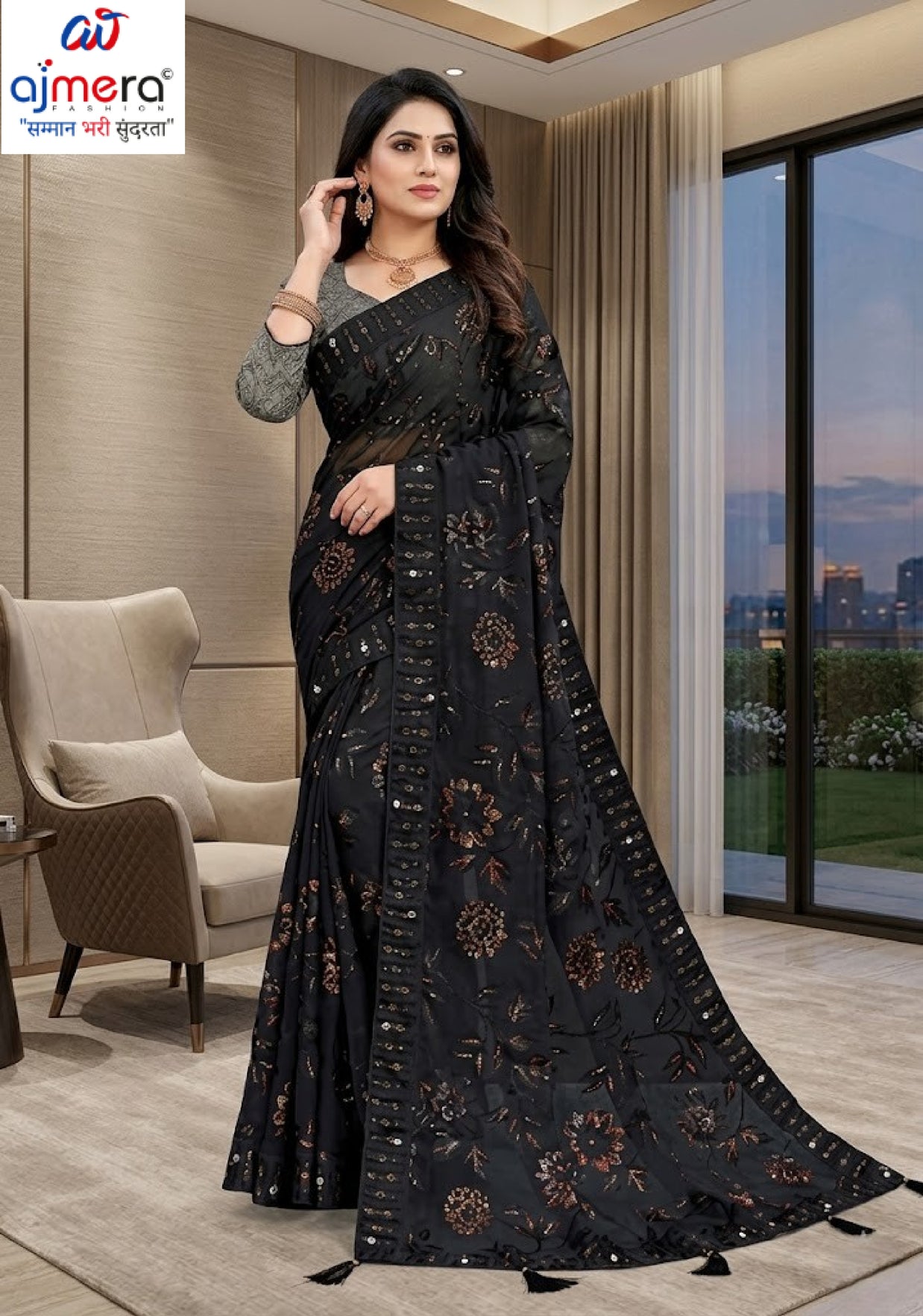 Fashionable Printed Saree with Blouse Piece for Festive Collection  | RDD-YUKTI VOL-58