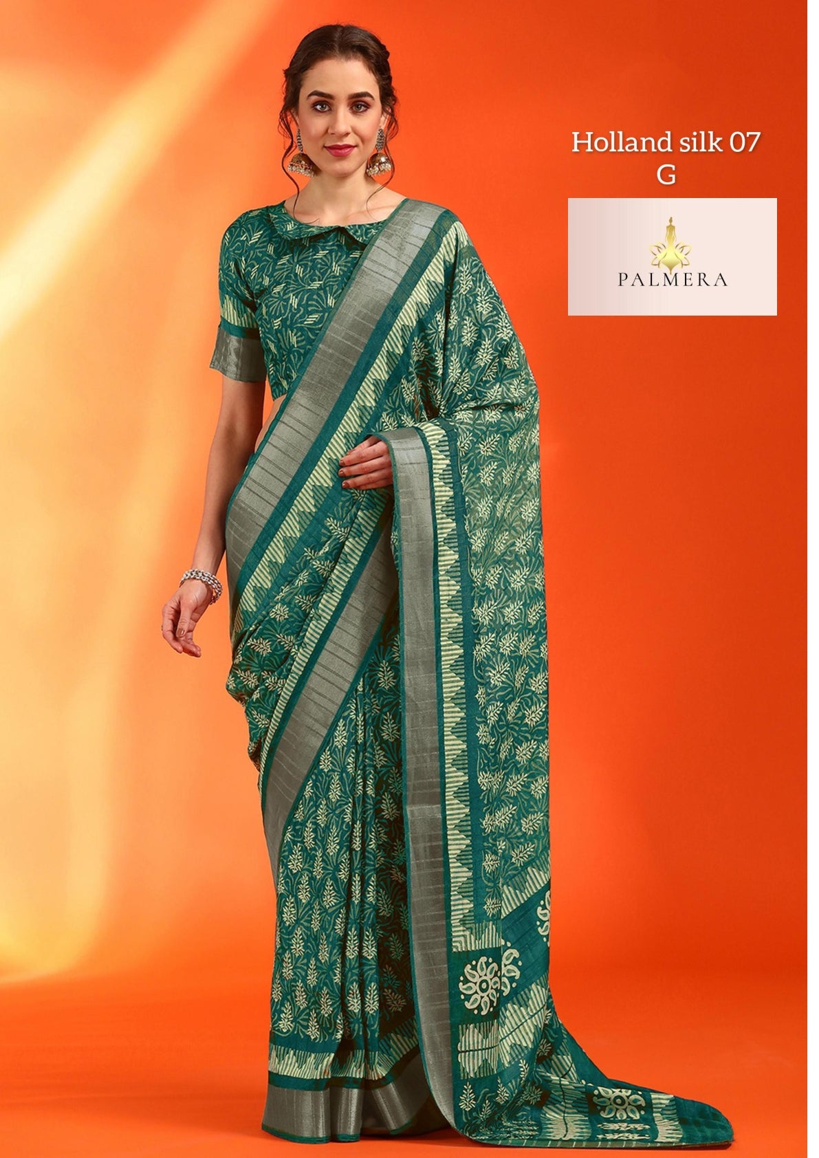 Holland Silk Kota Silk Saree with Blouse for Premium Ethnic and Traditional Wear | ALL-HOLLAND SILK-07