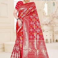 Premium Jacquard Silk Saree with Matching Blouse Piece for Ethnic Celebrations | TUL-PREM PAKHI SILK VOL-05