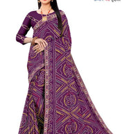 Georgette Print Loose Saree with Blouse for Premium Ethnic and Traditional Wear | TD-SUDHATI