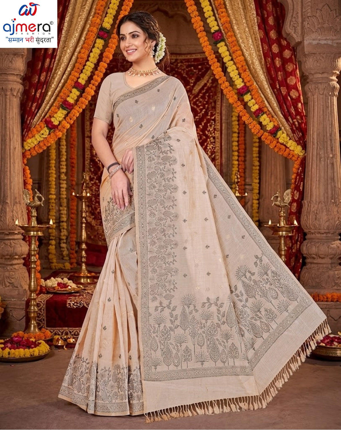 Graceful Rapier Silk Matching Saree With Blouse Piece | DBU-PYARI MUNGA VOL-2