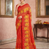 Trendy Printed Saree with Blouse Piece for Women’s Ethnic Wardrobe | PRM-BREZZA