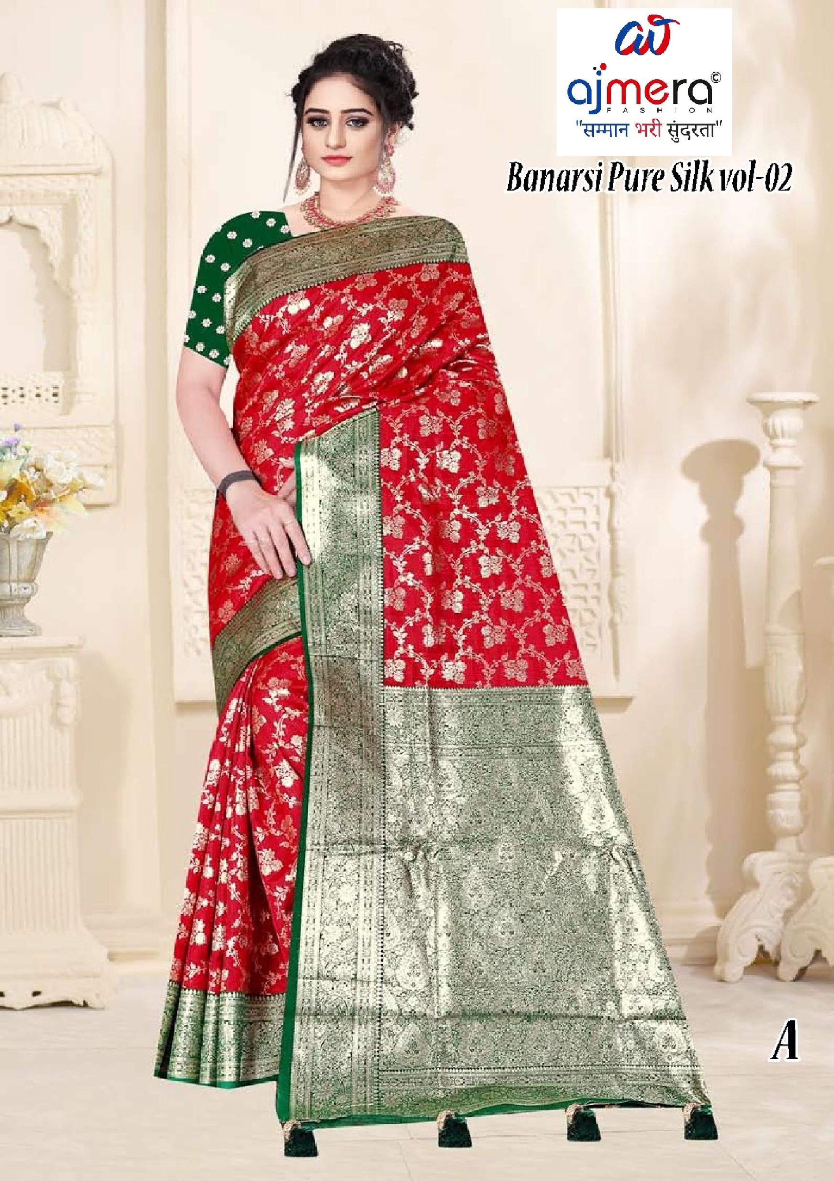 Signature Jacquard Silk Saree With Blouse Piece | TUL-BANARSI PURE SILK VOL-02