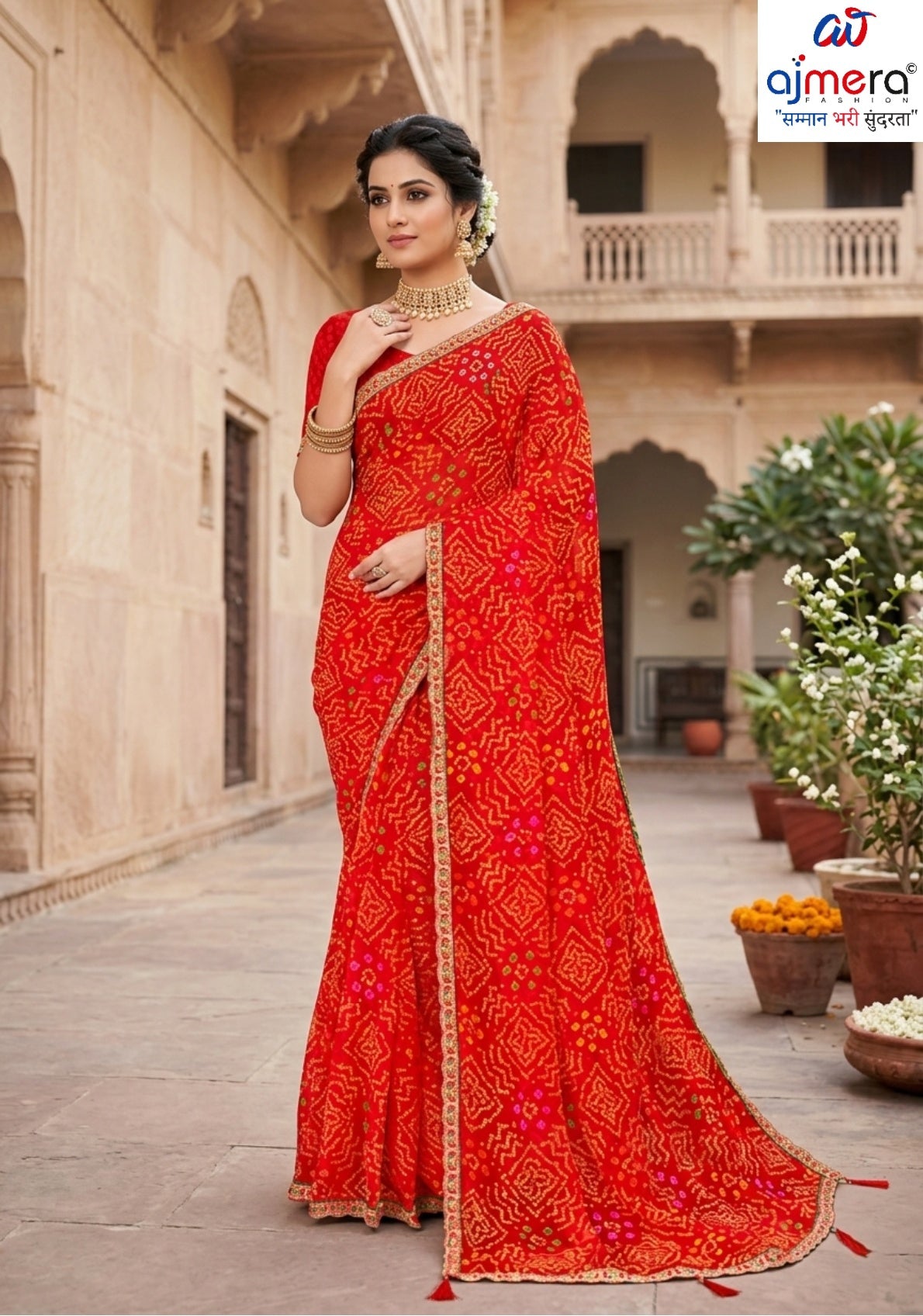 Beautiful Printed Saree with Blouse Piece for Cultural Celebrations | JS-LAVYA