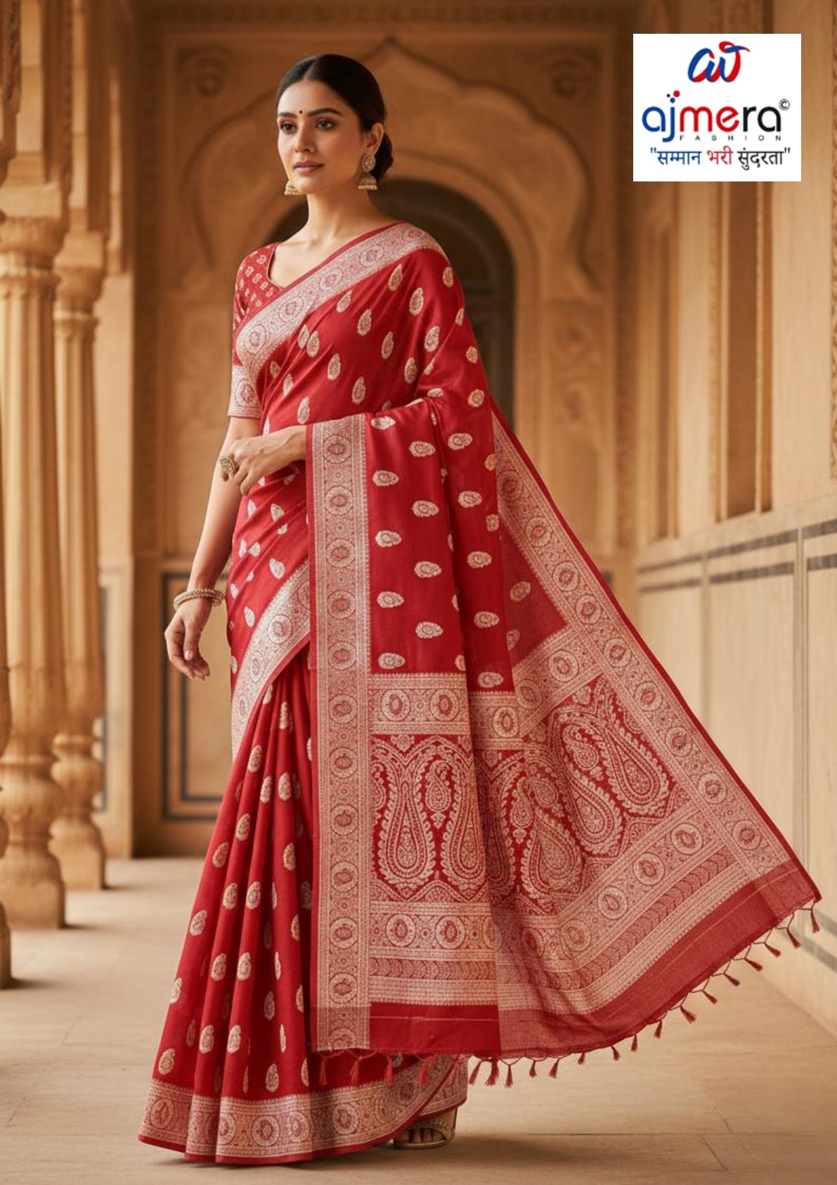 Rich Jacquard Silk Saree without Blouse for Sophisticated Ethnic Style | DS-YAMUNA