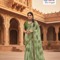 Stylish Printed Saree with Blouse Piece for Traditional Celebrations | PRM-MALDEEP
