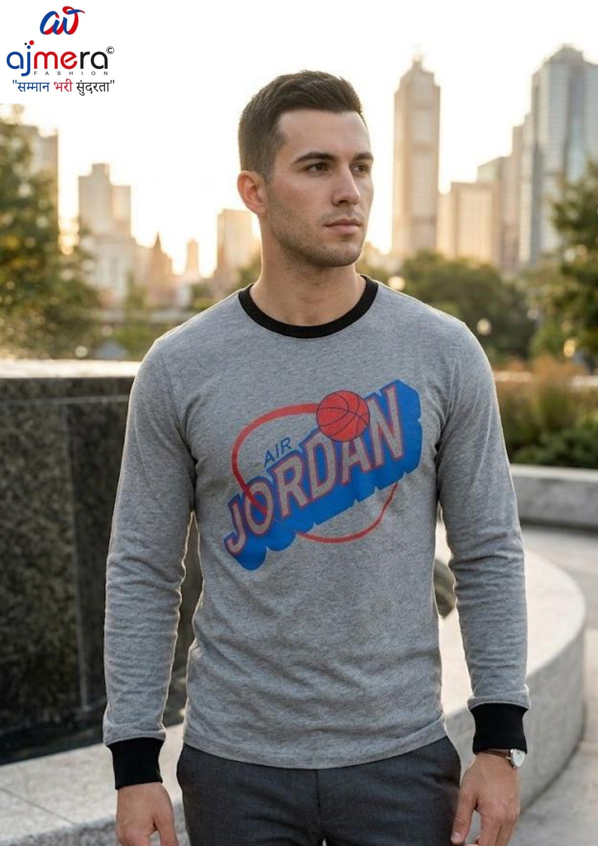Premium Men's T-Shirt for Casual & Daily Wear | SAH-1107-M