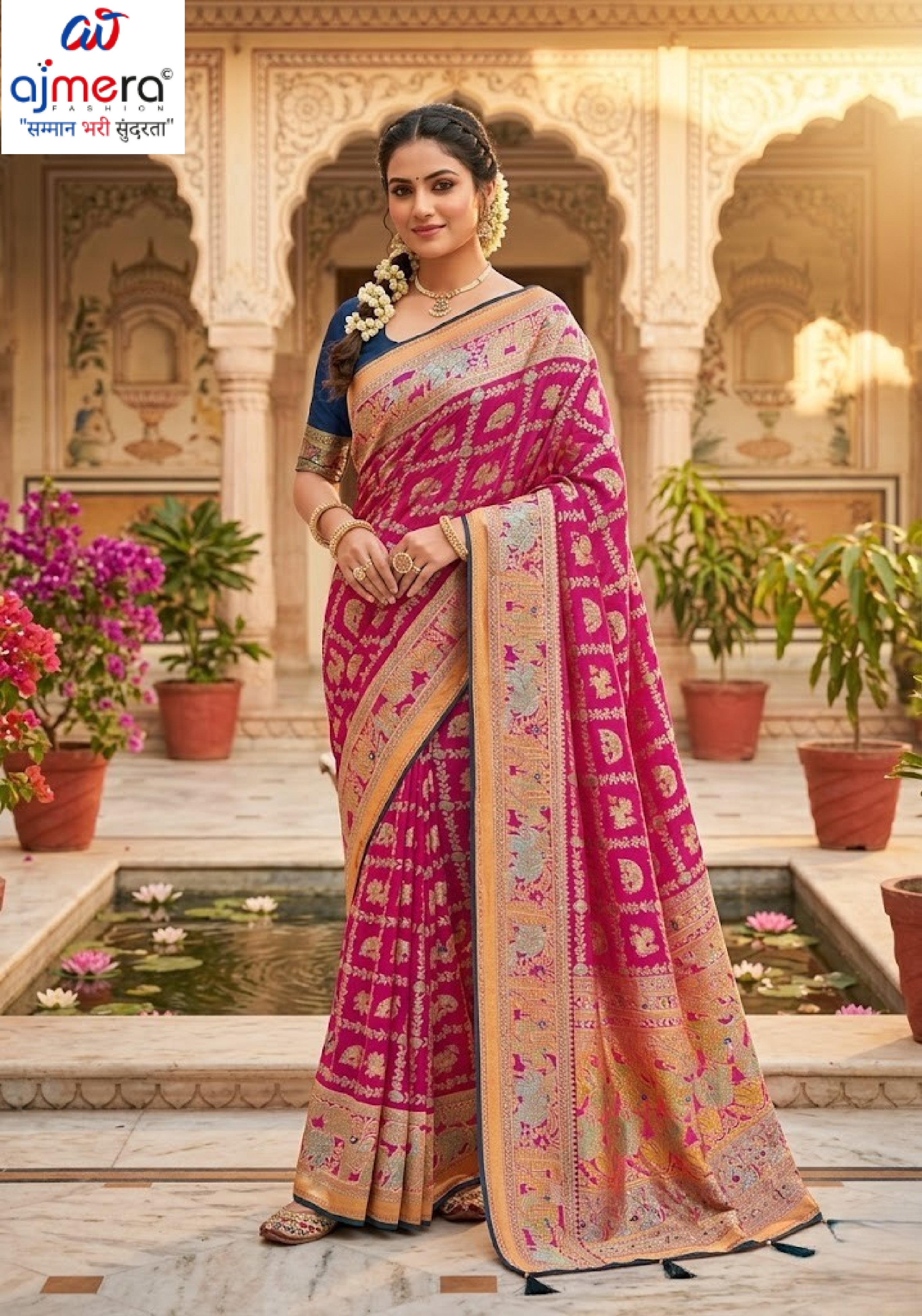 Trendy Printed Saree with Blouse Piece for Women’s Ethnic Wardrobe | VDT-TESLA BRASSO-02