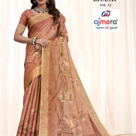 Premium Printed Saree with Matching Blouse Piece for Ethnic Elegance | RMF-RIYASAT VOL-23