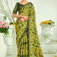 Designer Printed Saree with Blouse Piece for Special Occasions  | RDD-TAPASYA