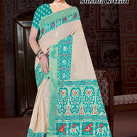 Beautiful Jacquard Silk Saree With Blouse Piece | TUL-SIDDHI COTTON